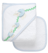 Load image into Gallery viewer, Hooded Towel and Washcloth Set