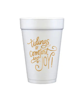 Inspirational Christmas Styrofoam Cups