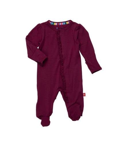 Bourdeaux Ruffle Magnetic Footie