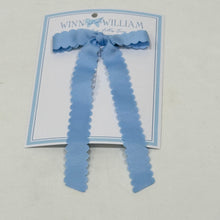 Load image into Gallery viewer, Scalloped Long Tail Bow