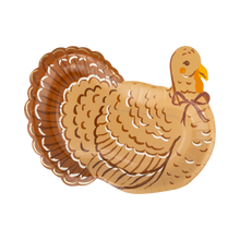 Load image into Gallery viewer, Harvest Turkey Shaped Paper Plates