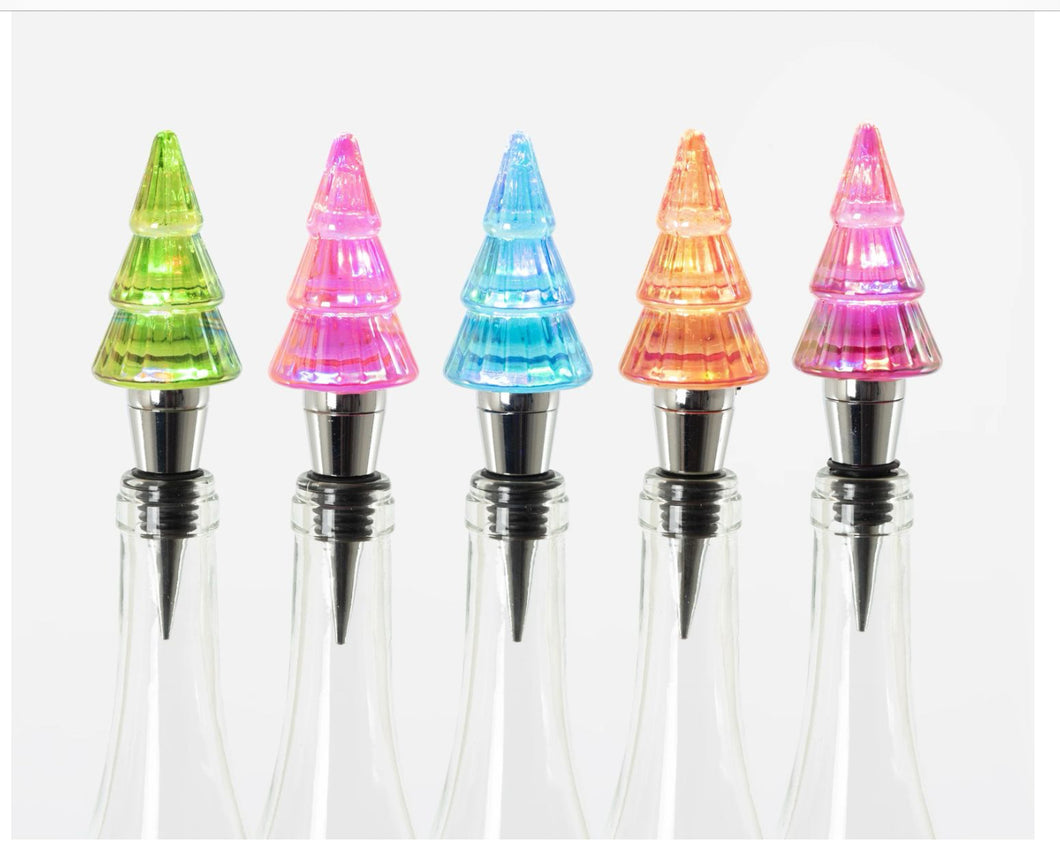 Lit Tree Shaped Bottle Stopper