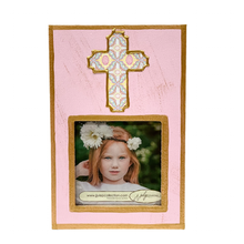 Load image into Gallery viewer, Cross Painted Wooden Frames