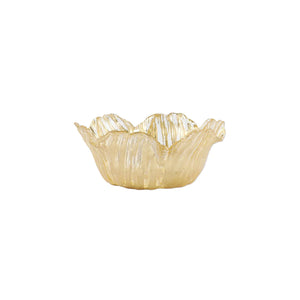 Rufolo Glass Gold Bowl