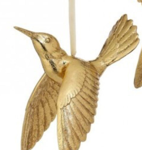 Resin Hummingbird Ornament Down 7.5’’