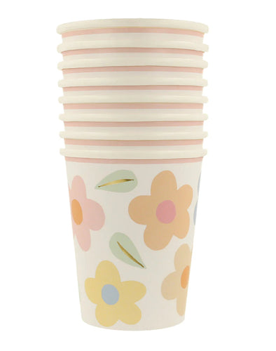 Happy Flower Cups