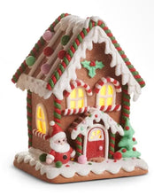 Load image into Gallery viewer, 7” Lighted Gingerbread House