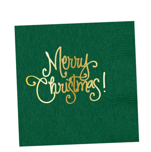 Merry Christmas Napkins 25 count