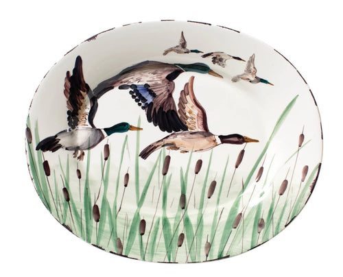 Mallard Large Oval Platter Wildlife Collection