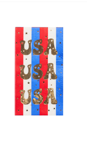 Modern Patriotic Guest Towels