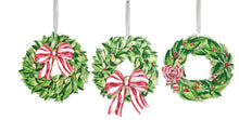 Load image into Gallery viewer, Beck’s Traditional Tidings PVC Wreath Ornaments