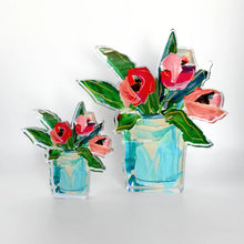 Load image into Gallery viewer, Lauren Dunn Floral Acrylic Blocks