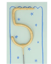 Load image into Gallery viewer, Gold Sparkler Candle