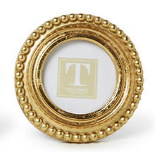Load image into Gallery viewer, Gold Beaded Texture Frame