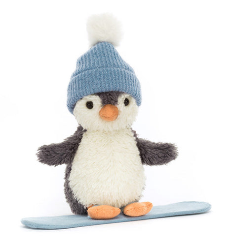 Peanut Penguin Snowboarding Small Jellycat