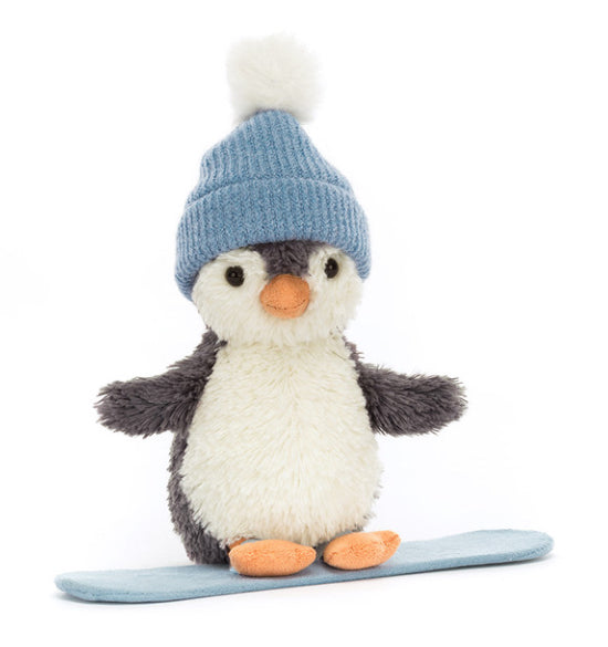 Peanut Penguin Snowboarding Small Jellycat