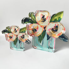 Load image into Gallery viewer, Lauren Dunn Floral Acrylic Blocks