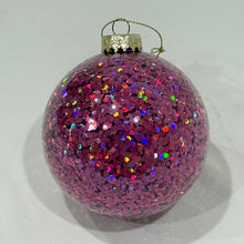 Load image into Gallery viewer, 4in. Chunky Glitter Ball Ornaments