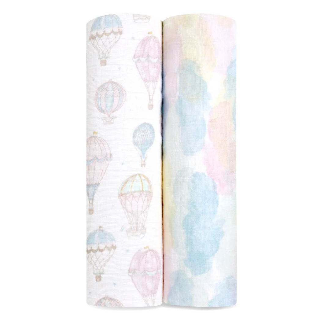 Classic Muslin 2 Swaddle Blankets