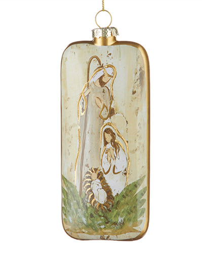 6’’ Holy Family Rectangle Ornament