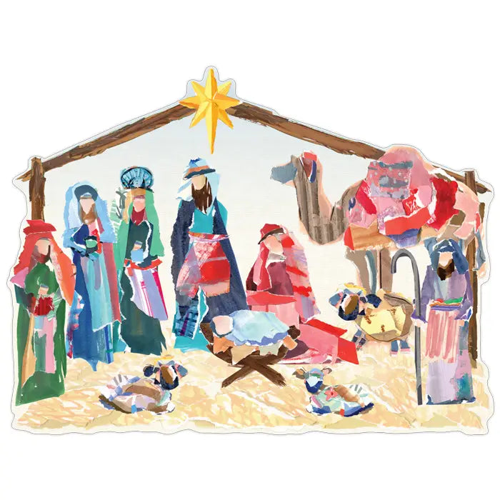 Nativity Scene Placemat- 10 count