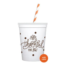 Load image into Gallery viewer, Thankful for You - Lidded cups