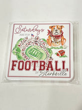Load image into Gallery viewer, MSU Bulldogs Hand-painted Square Coasters