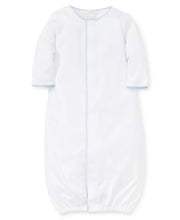 Load image into Gallery viewer, White with Light Blue Trim Convertor Gown