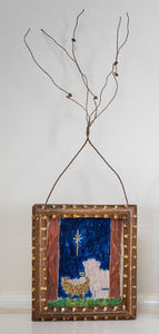 Framed Nativity Art Ornaments