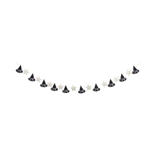 Felt Witch Hats Banner