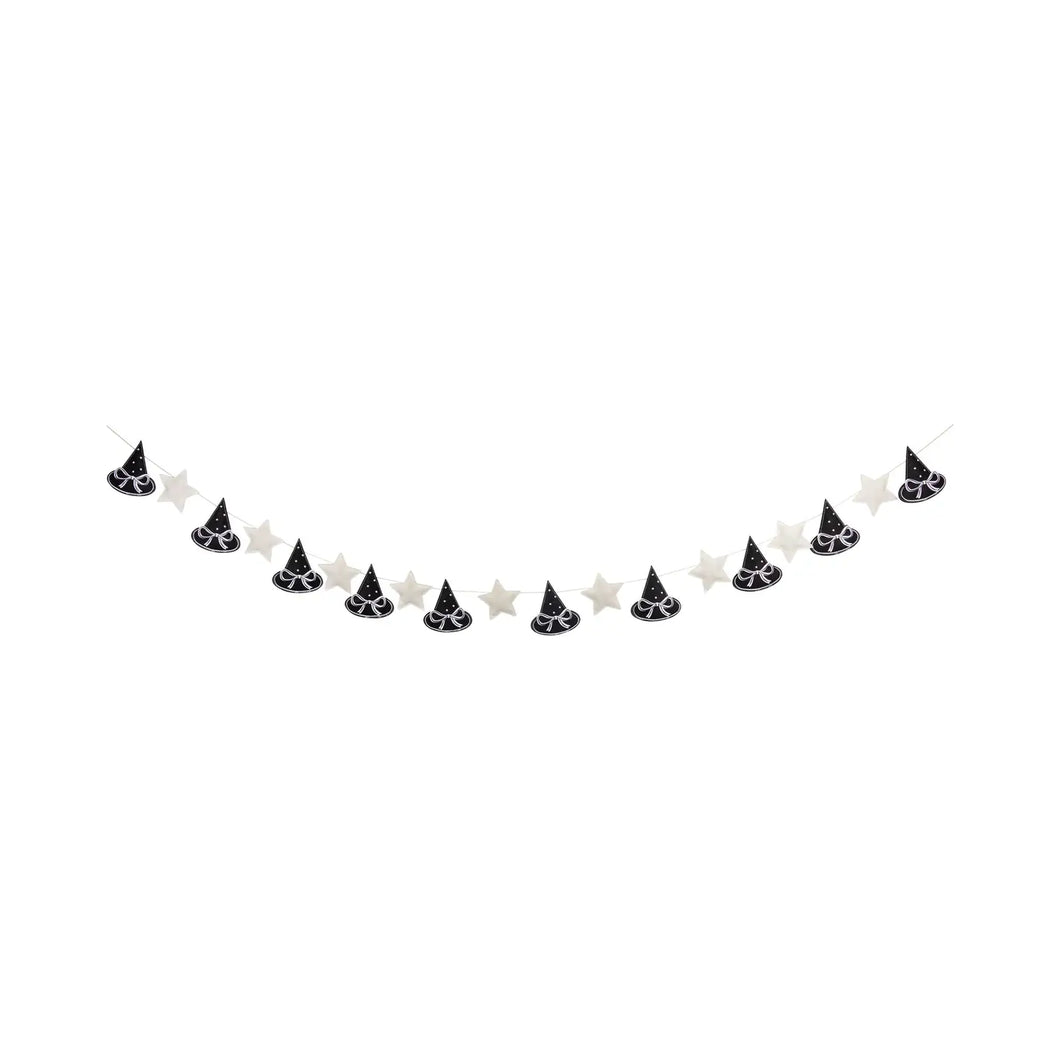 Felt Witch Hats Banner