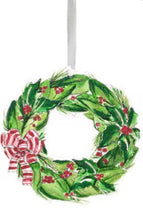 Load image into Gallery viewer, Beck’s Traditional Tidings PVC Wreath Ornaments