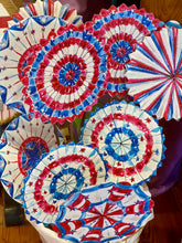 Load image into Gallery viewer, Beck’s Patriotic Pinwheels- Red/White/Blue Design