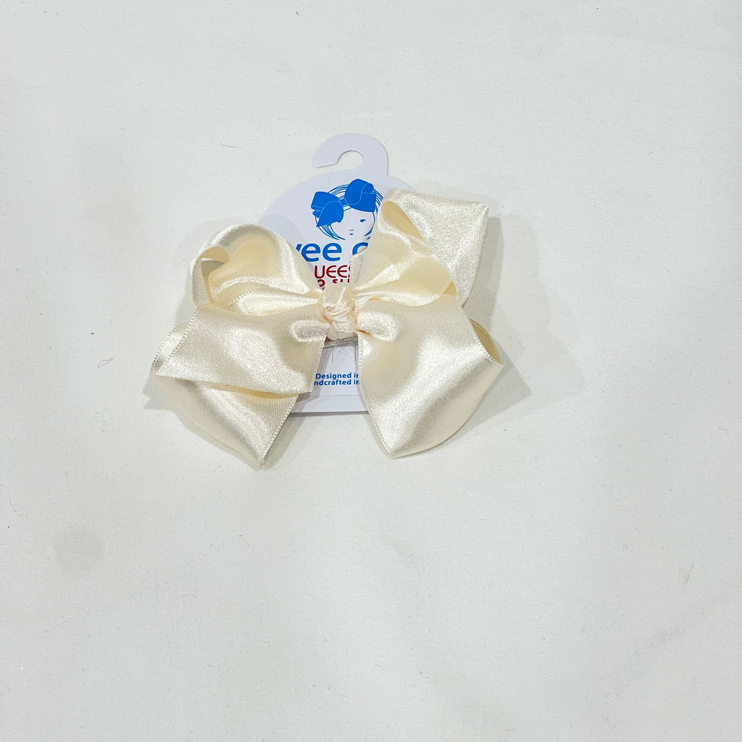Small French Satin Basic Bow