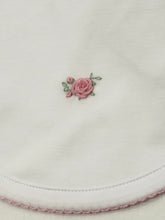 Load image into Gallery viewer, Bib w/ Flower Hand Embroidery