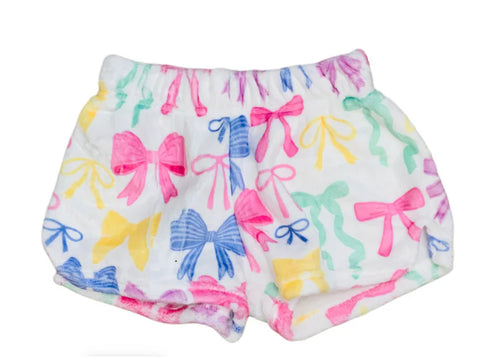Pretty Bows Plush Shorts