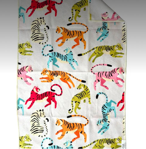 Crae Home Double Sided Hand Towel Colorful Rawr