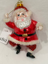 Load image into Gallery viewer, Bright Santa Ornament