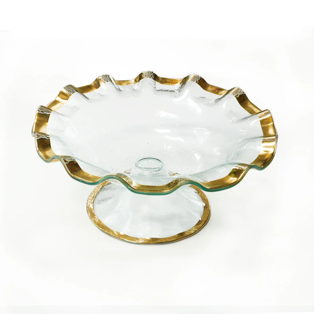 Ruffle Footed Serving Bowl