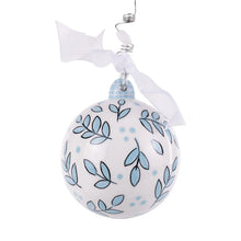 Load image into Gallery viewer, Blue Bow tie 1st Christmas Ornament