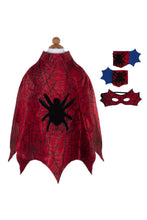 Load image into Gallery viewer, Spider Cape With Mask &amp; Wristbands