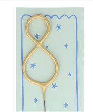 Load image into Gallery viewer, Gold Sparkler Candle