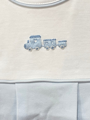 Footie Train Embroidery