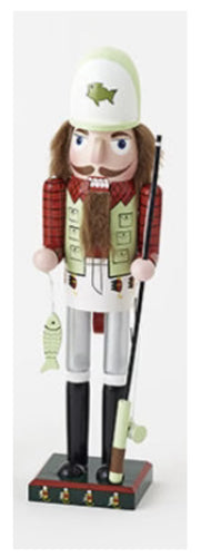 Fisherman Nutcracker 15”