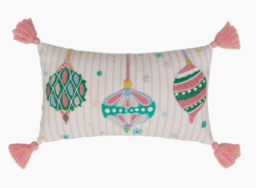 Holiday Brights Ornaments Pillow