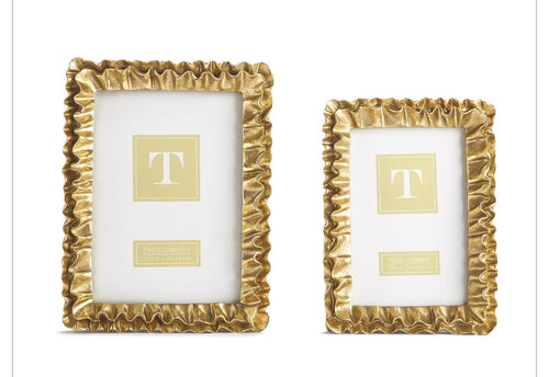 Gold Ruffles Frame