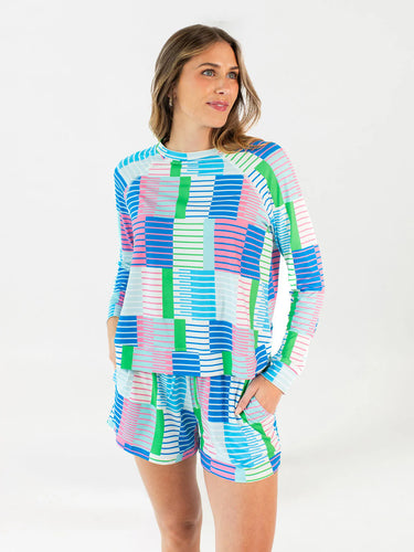 Annie Yacht Pajama Short Set