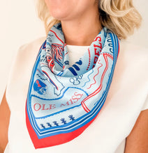 Load image into Gallery viewer, Ole Miss Silk Scarf