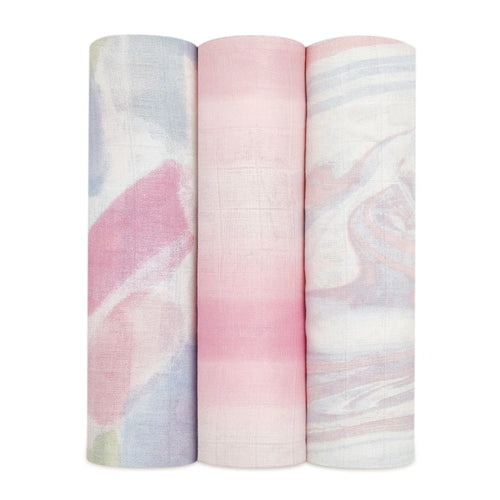 Large Swaddle Blanket 3 pack