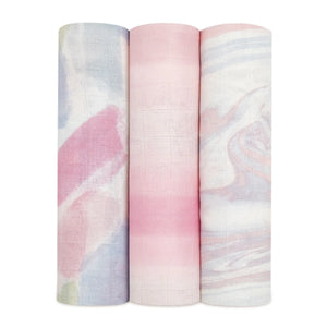 Large Swaddle Blanket 3 pack